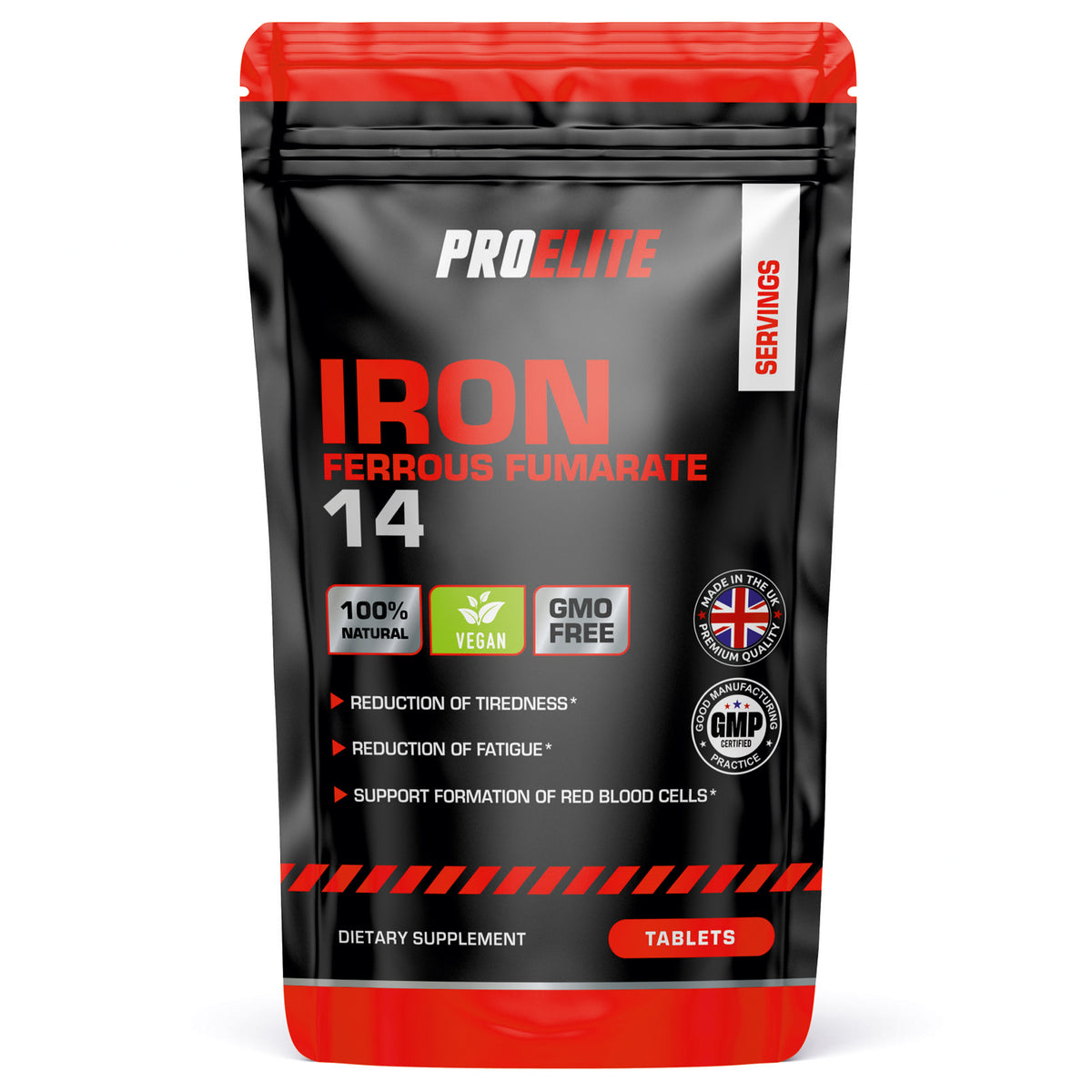 Iron 14mg Tablets | Pro-Elite