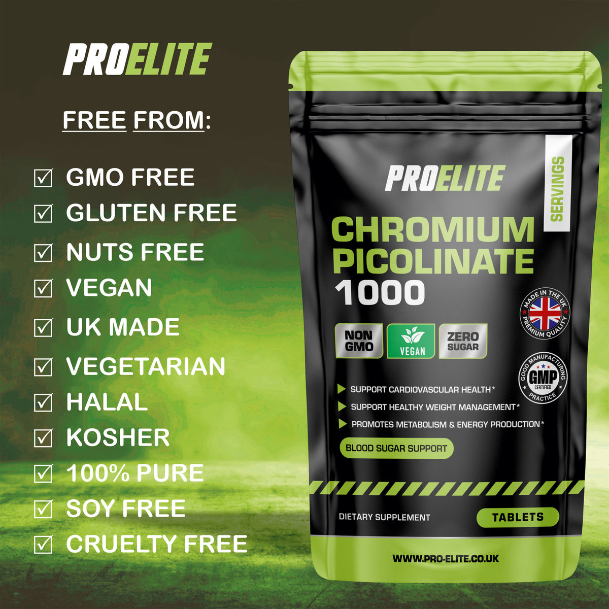 Chromium Picolinate Tablets | Pro-Elite