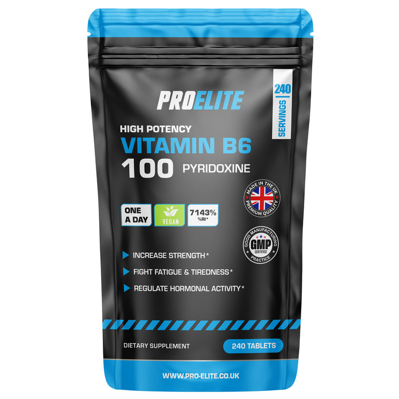 PROELITE Vitamin B6 Vegan Tablets