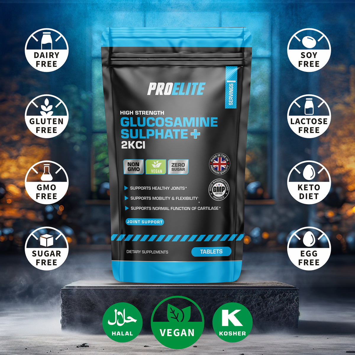 Glucosamine 2KCI Tablets | Pro-Elite