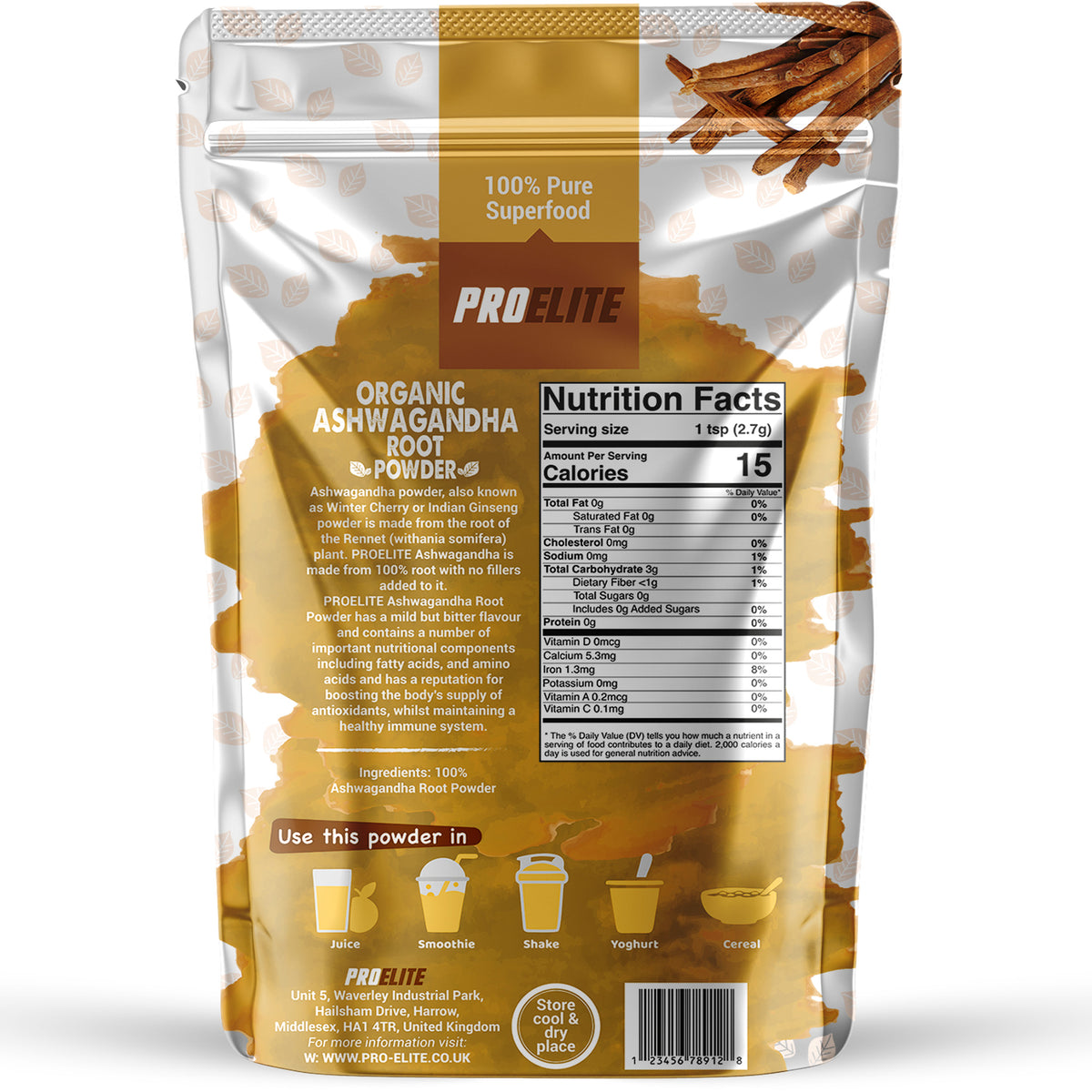Ashwagandha Powder | Pro-Elite