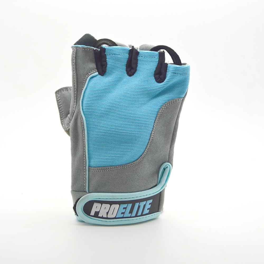 Weight Lifting Gloves - Sky Blue/Grey | Pro-Elite