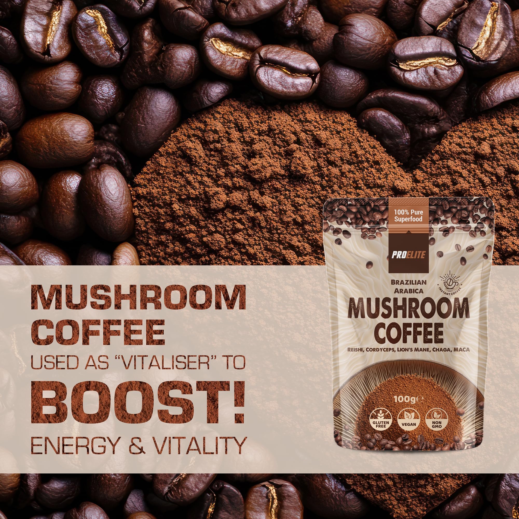 Mushroom Coffee | Pro-Elite