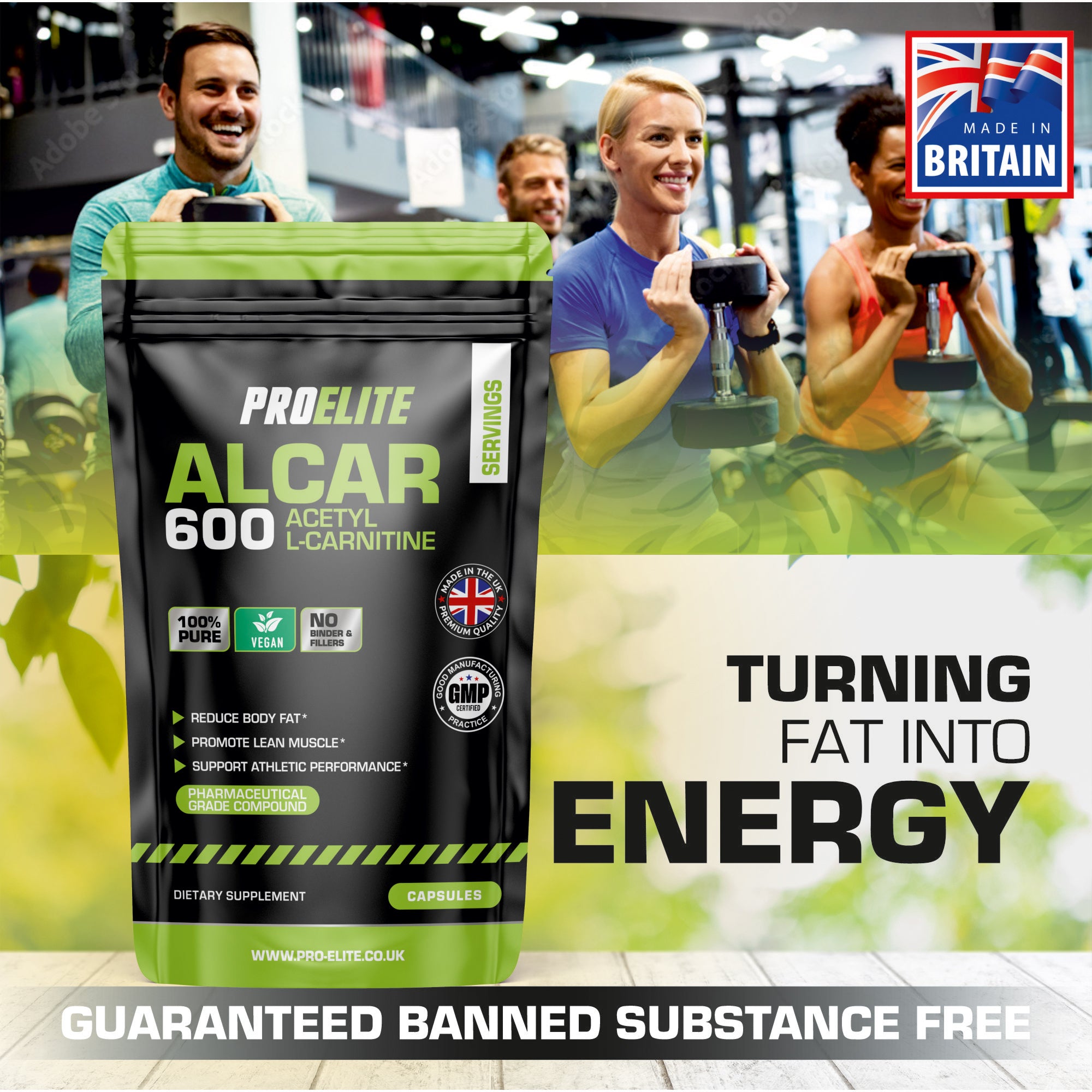 Acetyl L-Carnitine Vegan Capsules | Pro-Elite