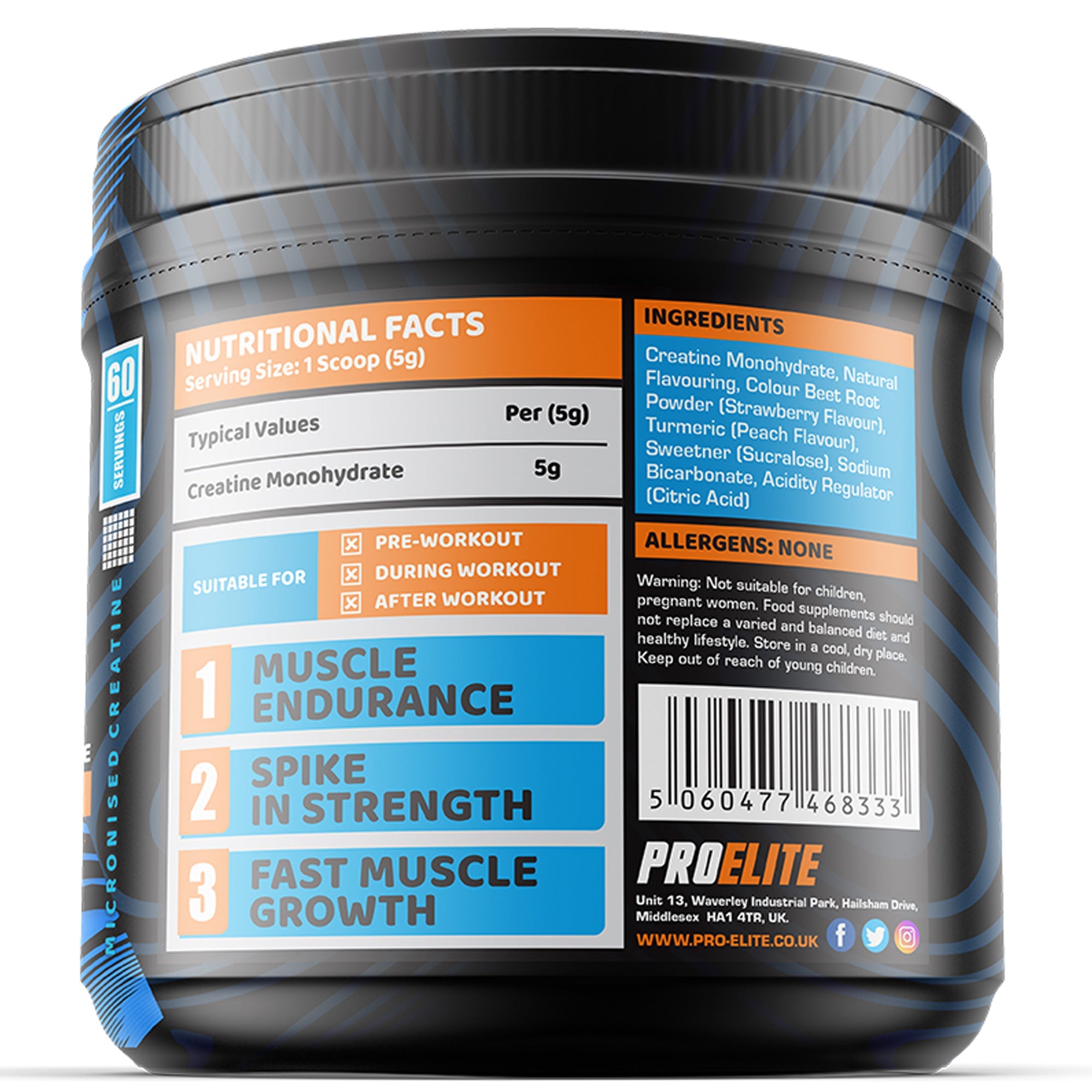 Creatine Monohydrate 300g | Pro-Elite