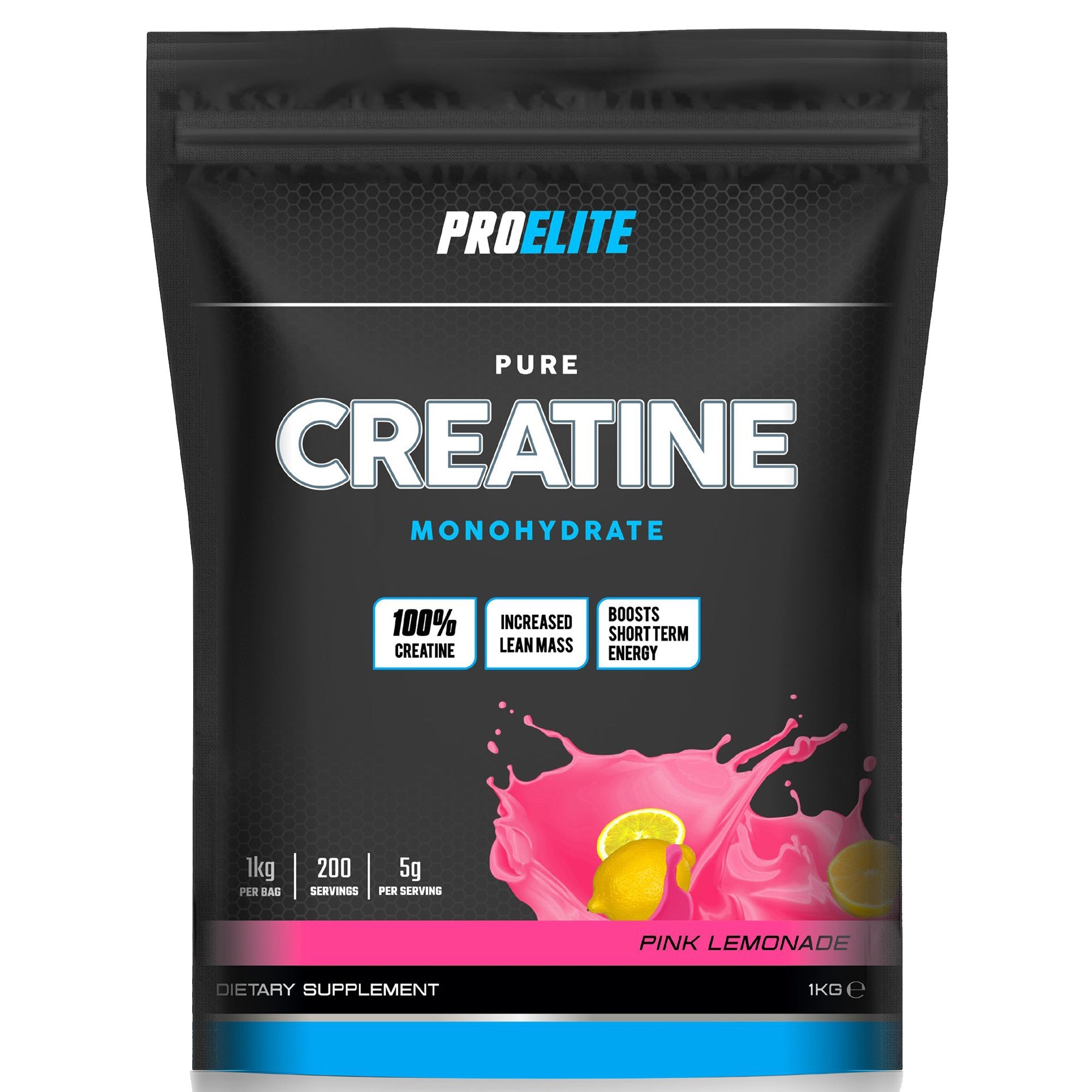 Pure Creatine Monohydrate Powder 1kg | Pro-Elite