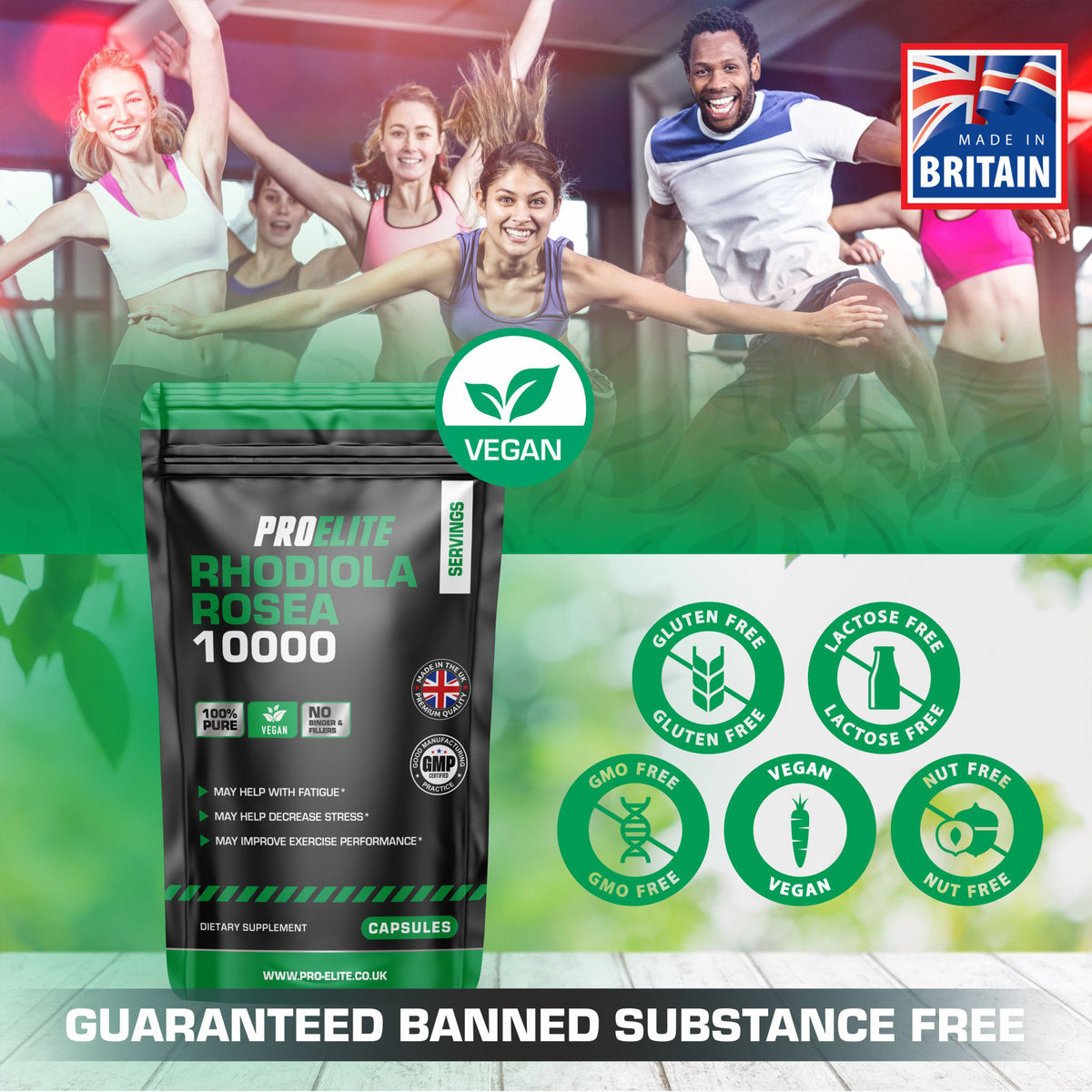 Rhodiola Rosea Capsules | Pro-Elite
