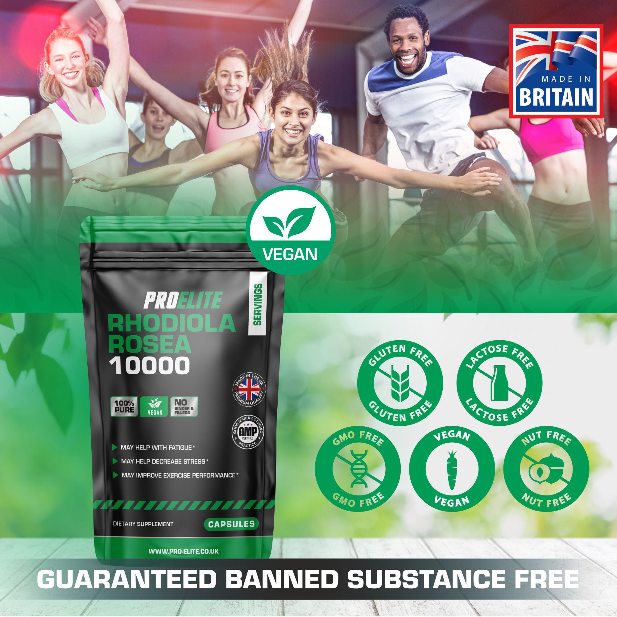 Rhodiola Rosea Capsules | Pro-Elite