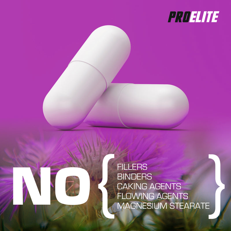 Pro-Elite Milk Thistle 40:1 Extract Vegan Capsules