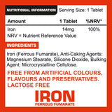 Iron 14mg Tablets | Pro-Elite