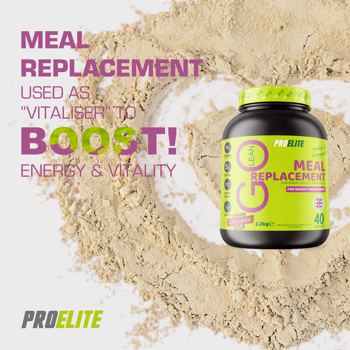 Go Lean Meal Replacement 2.2kg | Pro-Elite