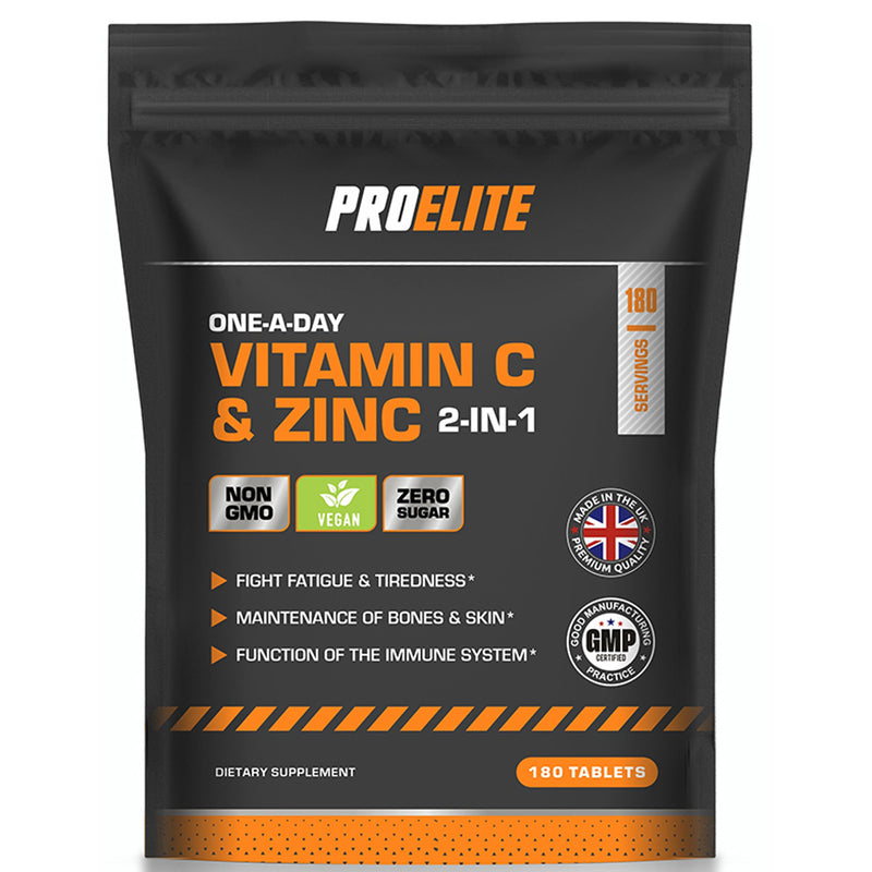 PROELITE Vitamin C + Zinc Vegan Tablets