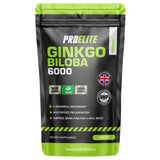 Ginkgo Biloba 6000 Vegan Tablets | Pro-Elite