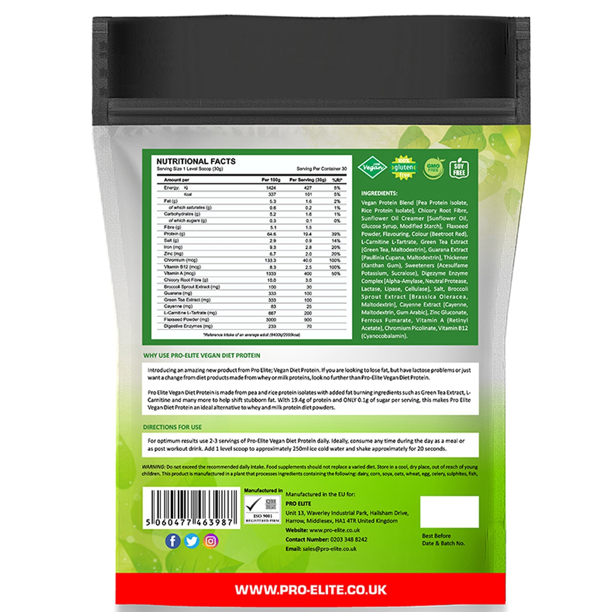 Vegan Diet Protein | Pro-Elite
