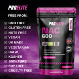 NAC N-ACETYL L-CYSTEINE Vegan Capsules | Pro-Elite