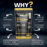 Maca Root 5:1 Extract Vegan Tablets | Pro-Elite