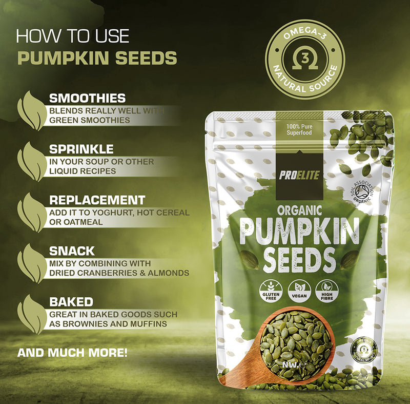 PROELITE Organic Pumpkin Seeds