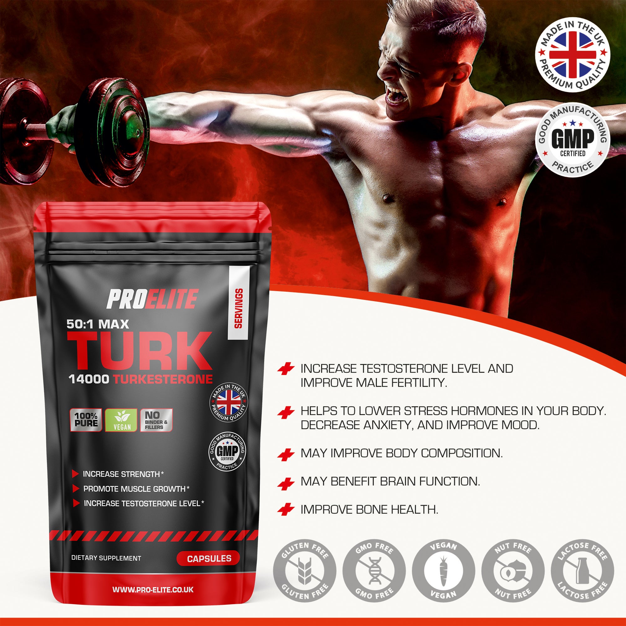 PROELITE TURK Turkesterone Vegan Capsules