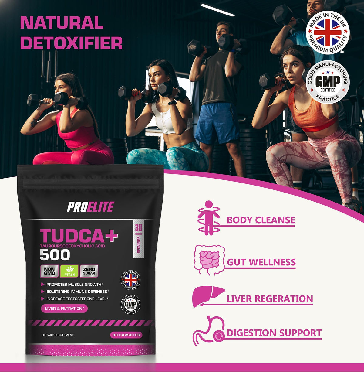 TUDCA Vegan Capsules | Pro-Elite