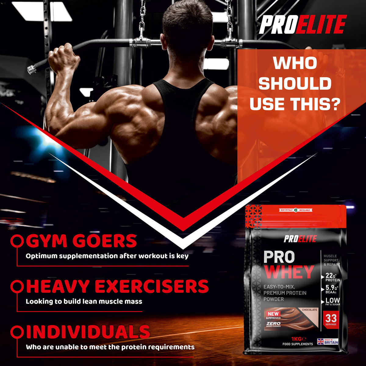 Pro Whey 1kg | Pro-Elite