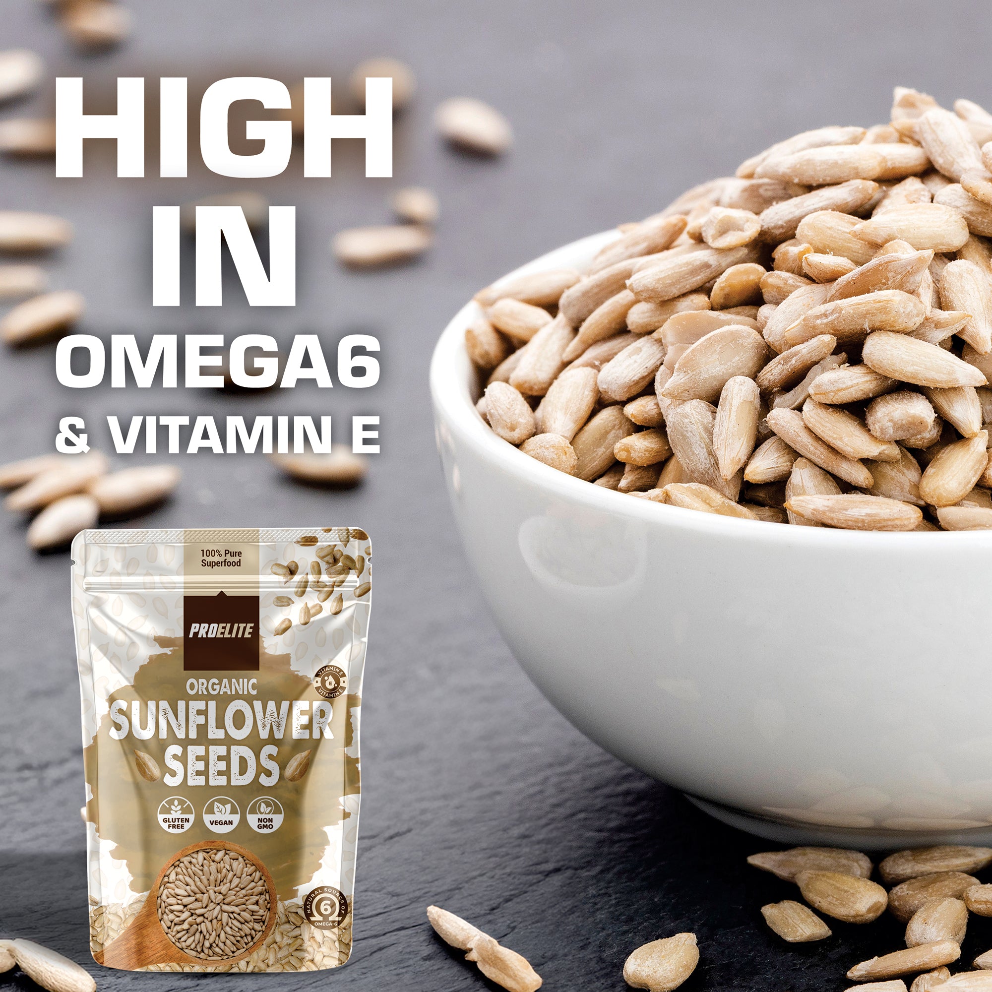 Organic Sunflower Seeds | Pro-Elite
