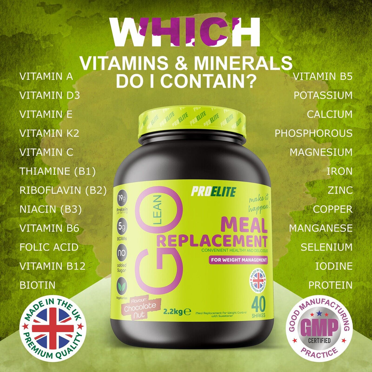 Go Lean Meal Replacement 2.2kg | Pro-Elite