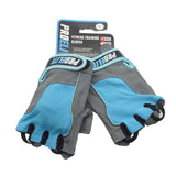 Weight Lifting Gloves - Sky Blue/Grey | Pro-Elite