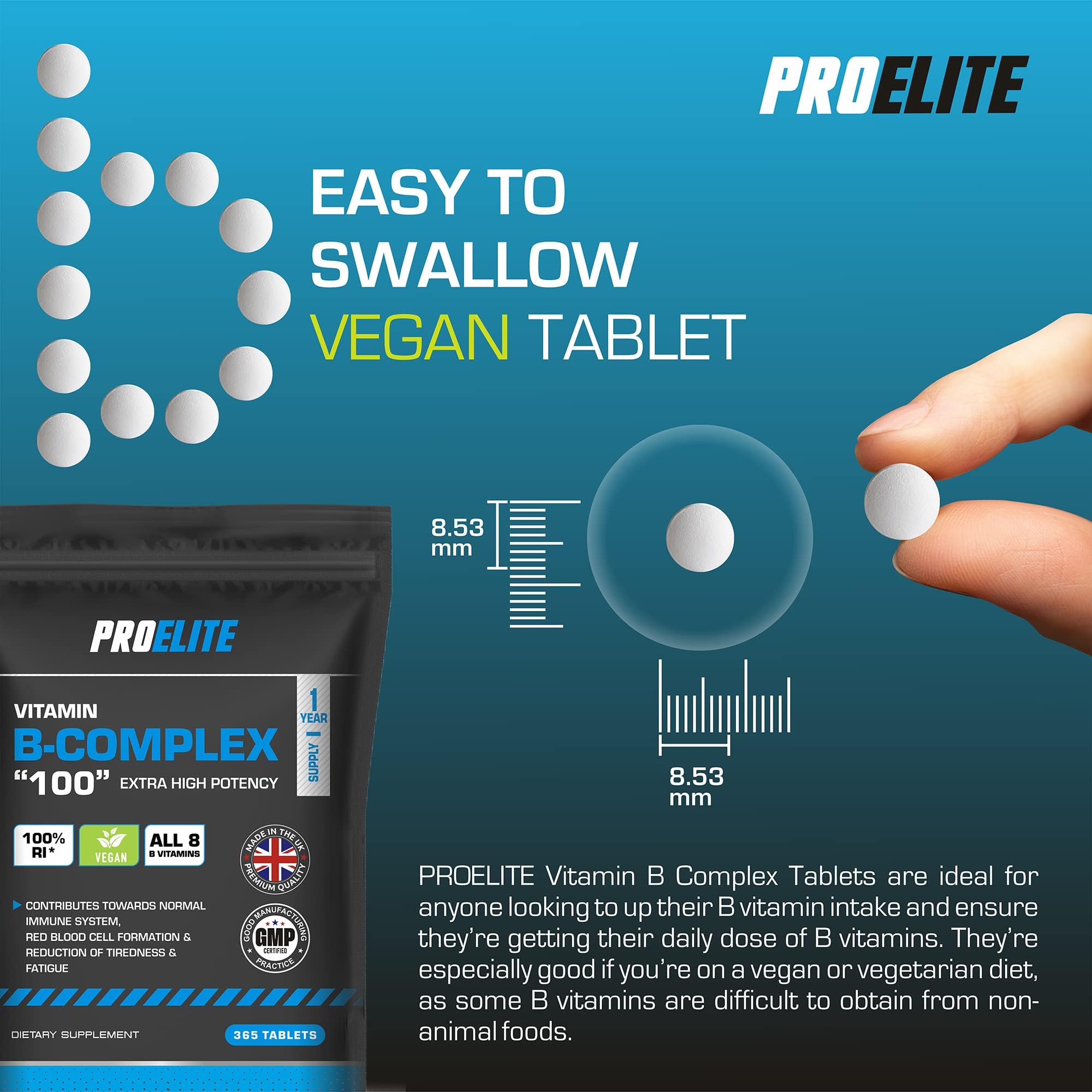 B-Complex Vegan Tablets | Pro-Elite