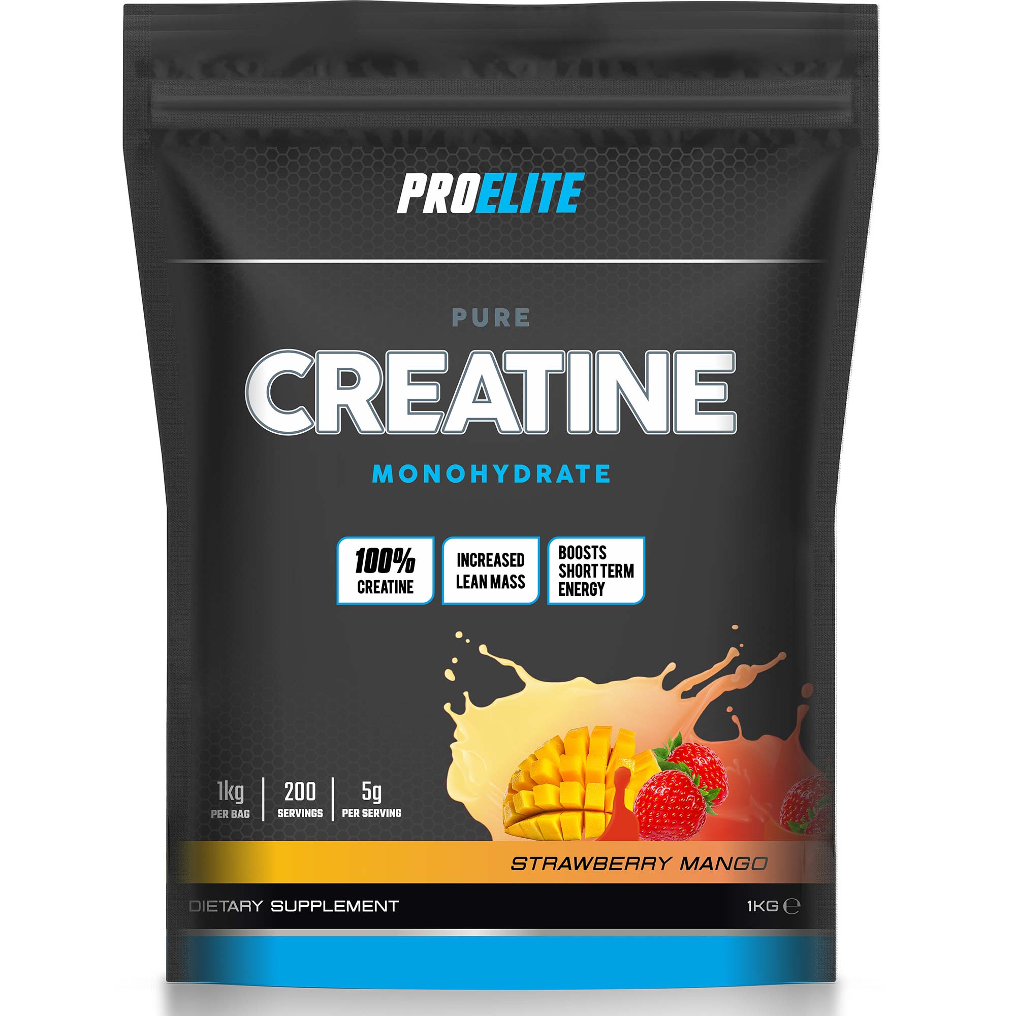 Pure Creatine Monohydrate Powder 1kg | Pro-Elite