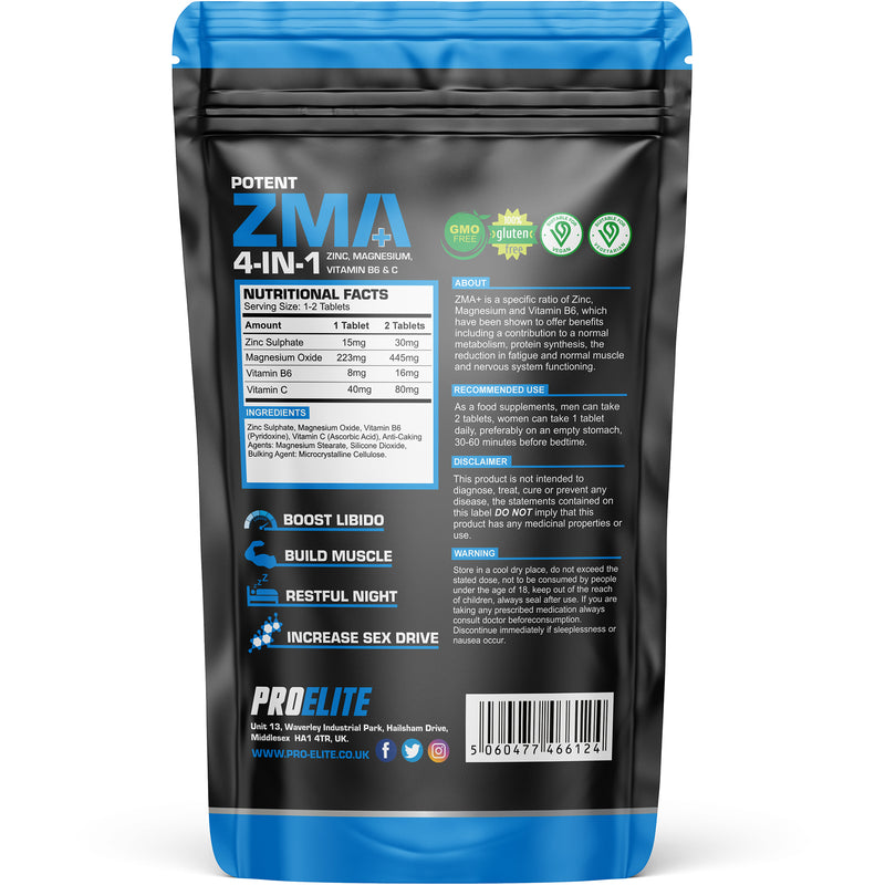 PROELITE ZMB6+ Vegan Tablets