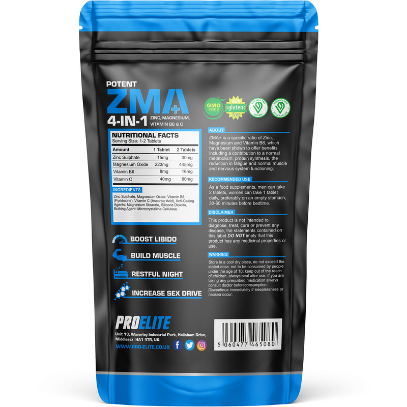 PROELITE ZMB6+ Vegan Tablets