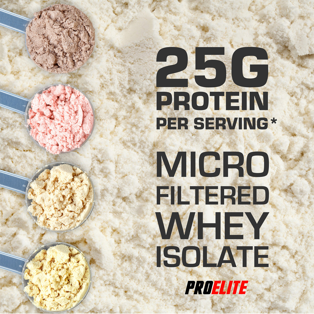 Whey Isolate Protein Powder 1kg, 2.5kg & 5kg | Pro-Elite