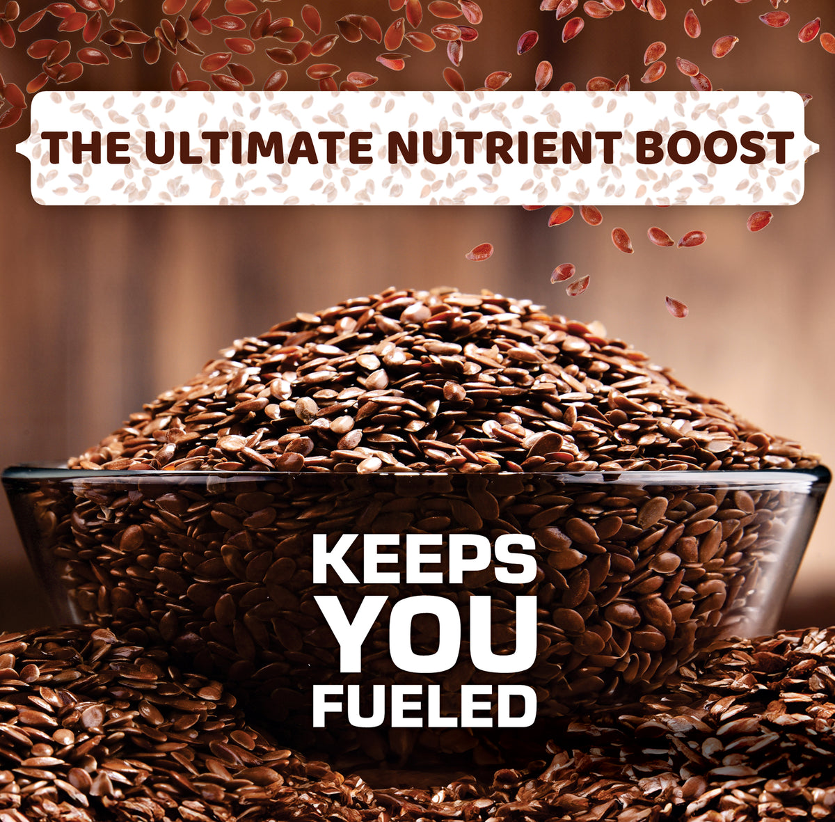 Organic Whole Brown Linseed (Flaxseed) | Pro-Elite