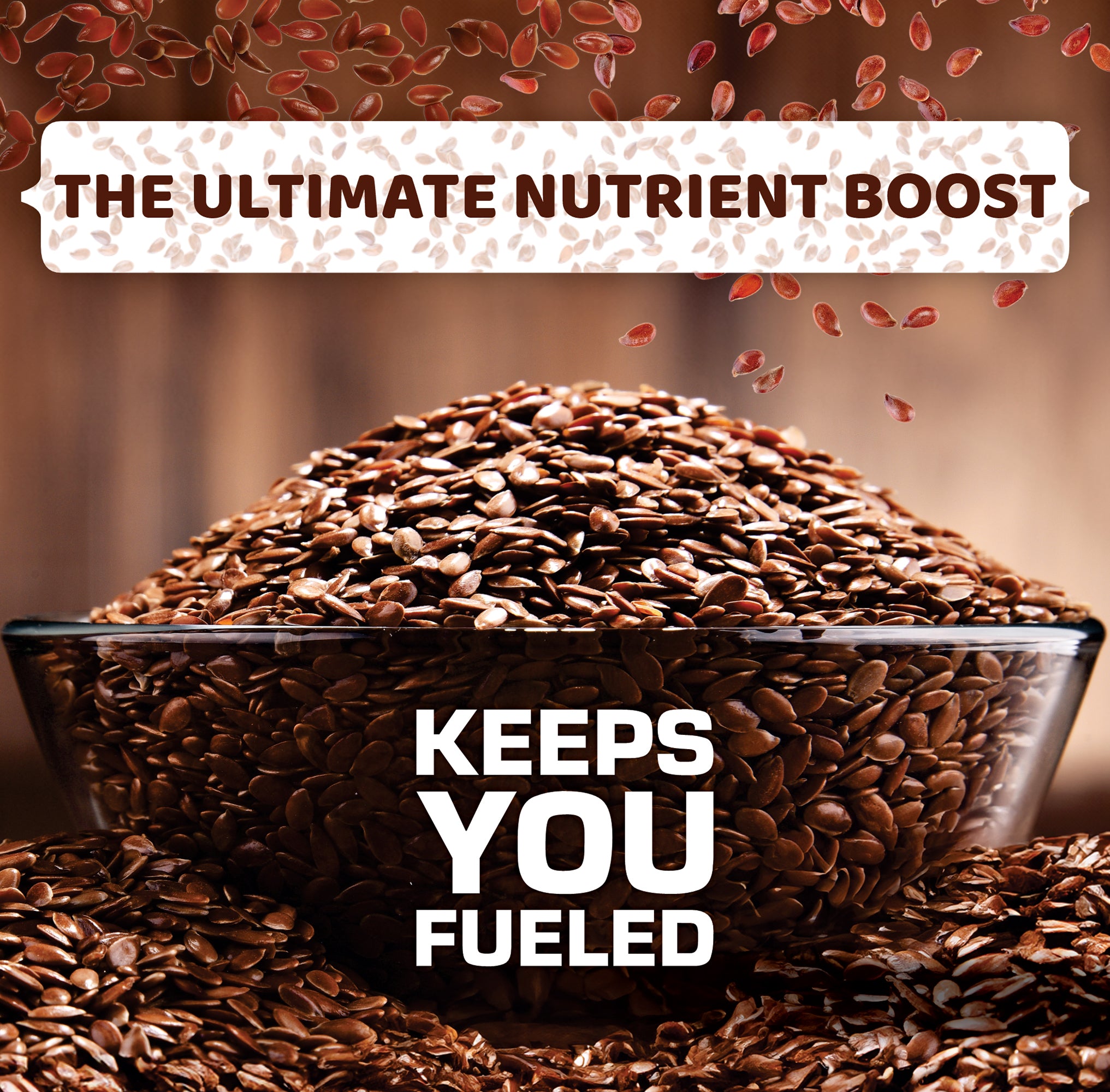 Organic Whole Brown Linseed (Flaxseed) | Pro-Elite