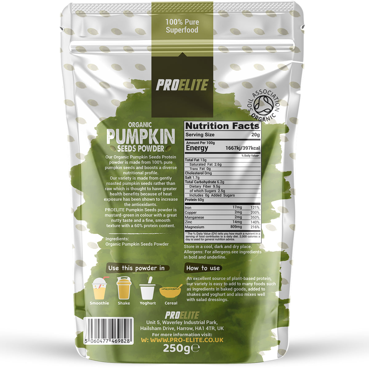 Pumpkin Seeds Powder | Pro-Elite