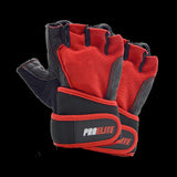 Weight Lifting Gloves - Red/Black | Pro-Elite
