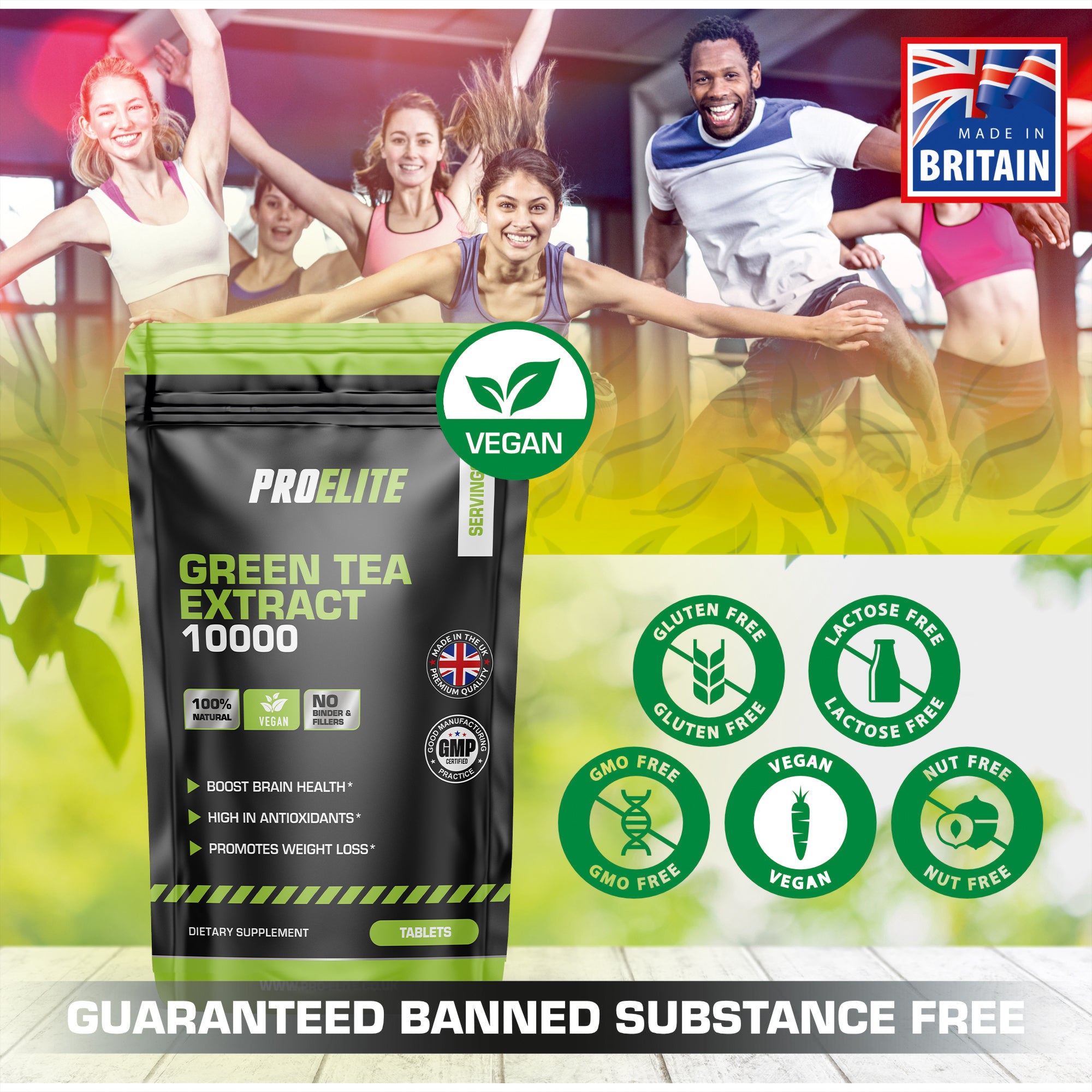 PROELITE Green Tea Extract Tablets