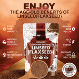 PROELITE Organic Ground Brown Linseed (Flaxseed)