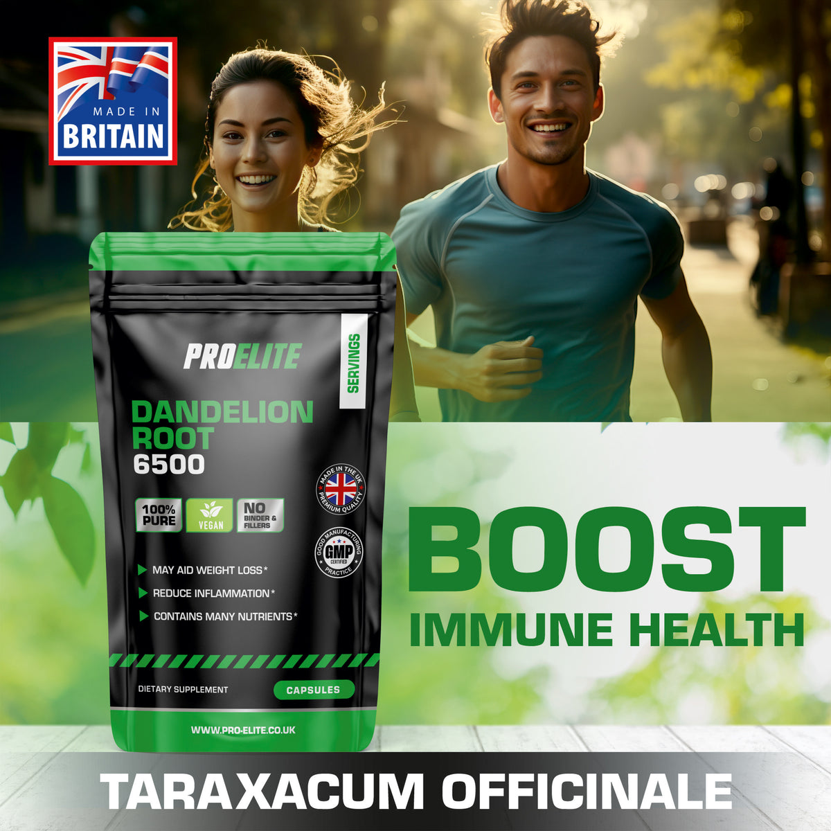 Dandelion Root Capsules | Pro-Elite