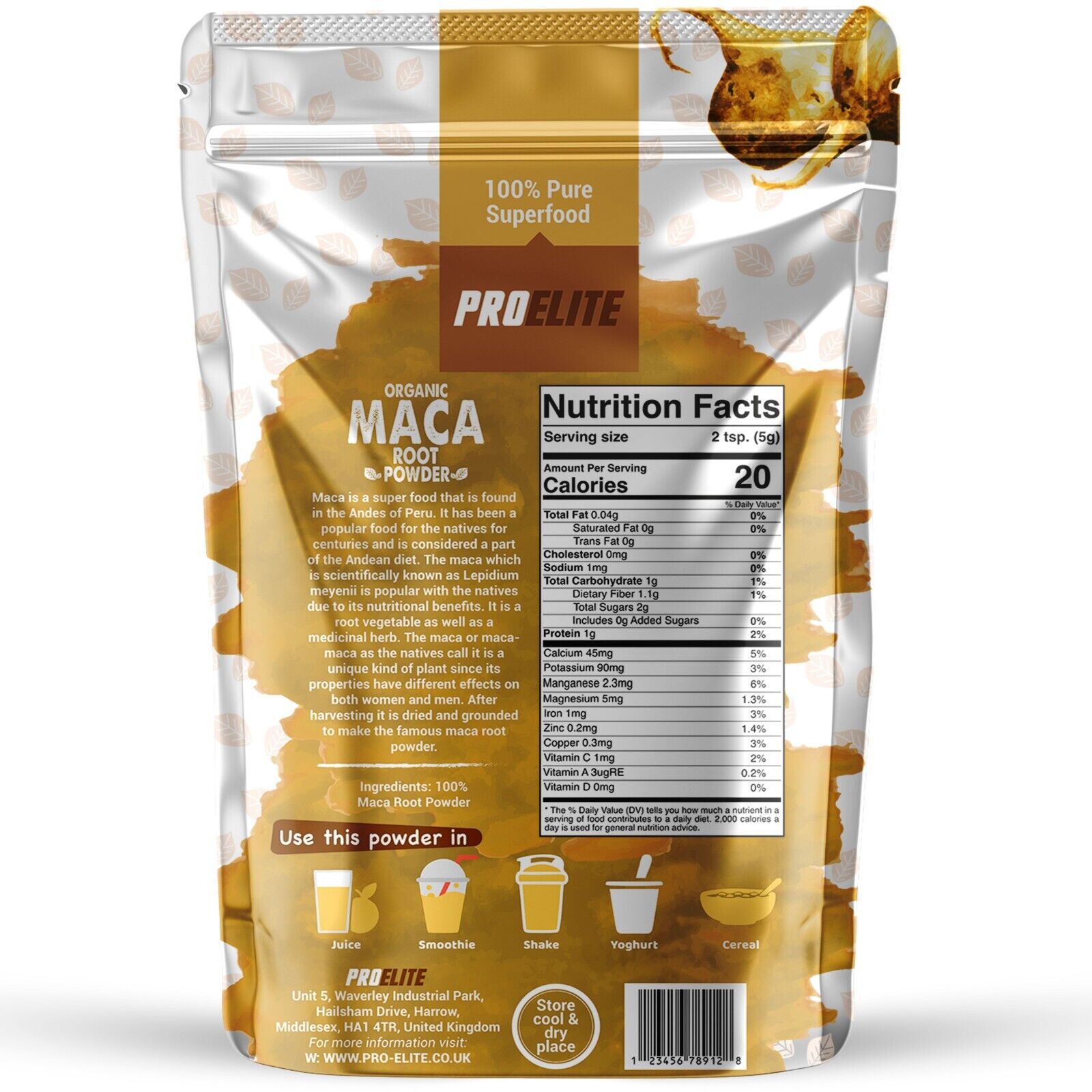 Maca Root Powder | Pro-Elite