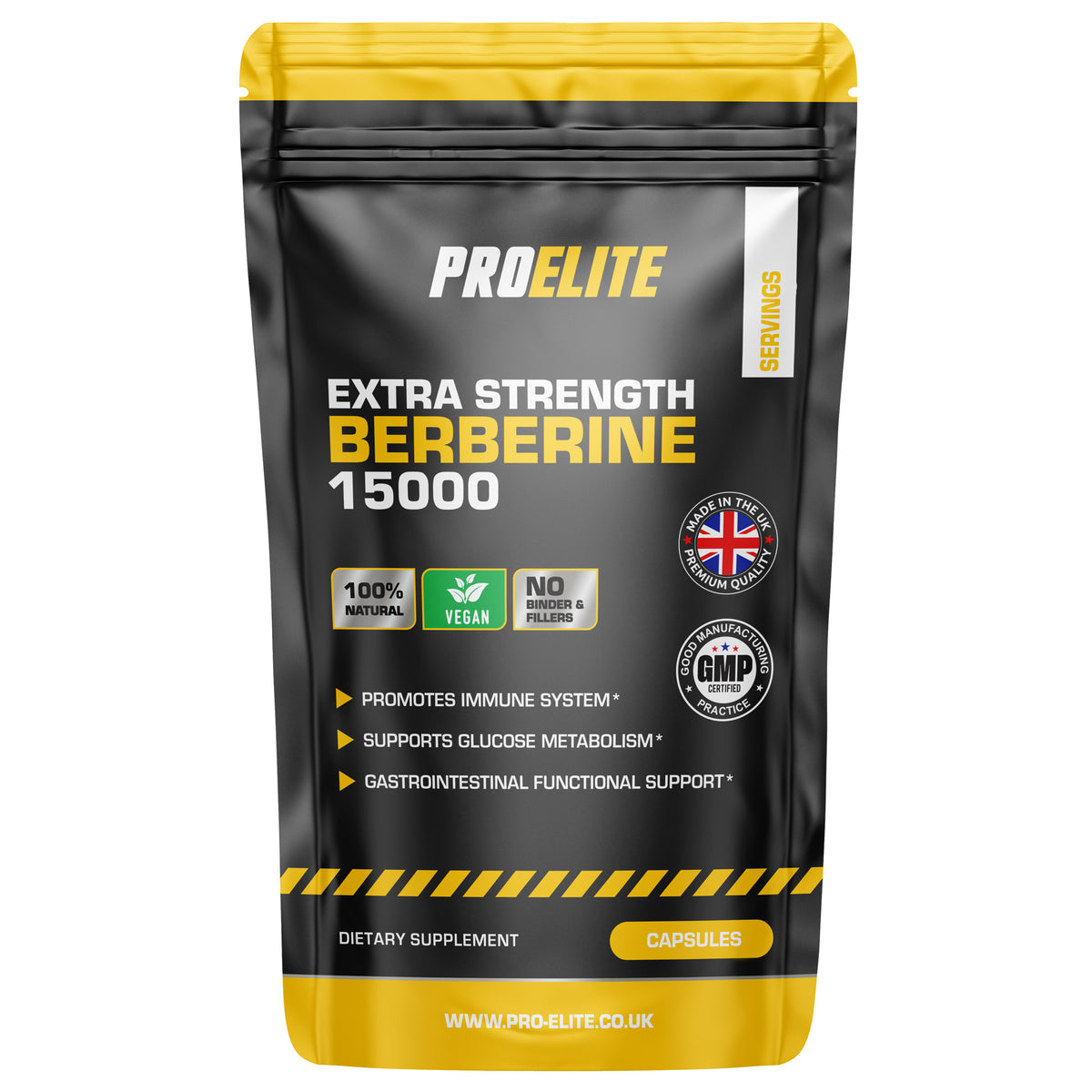 Berberine Vegan Capsules | Pro-Elite