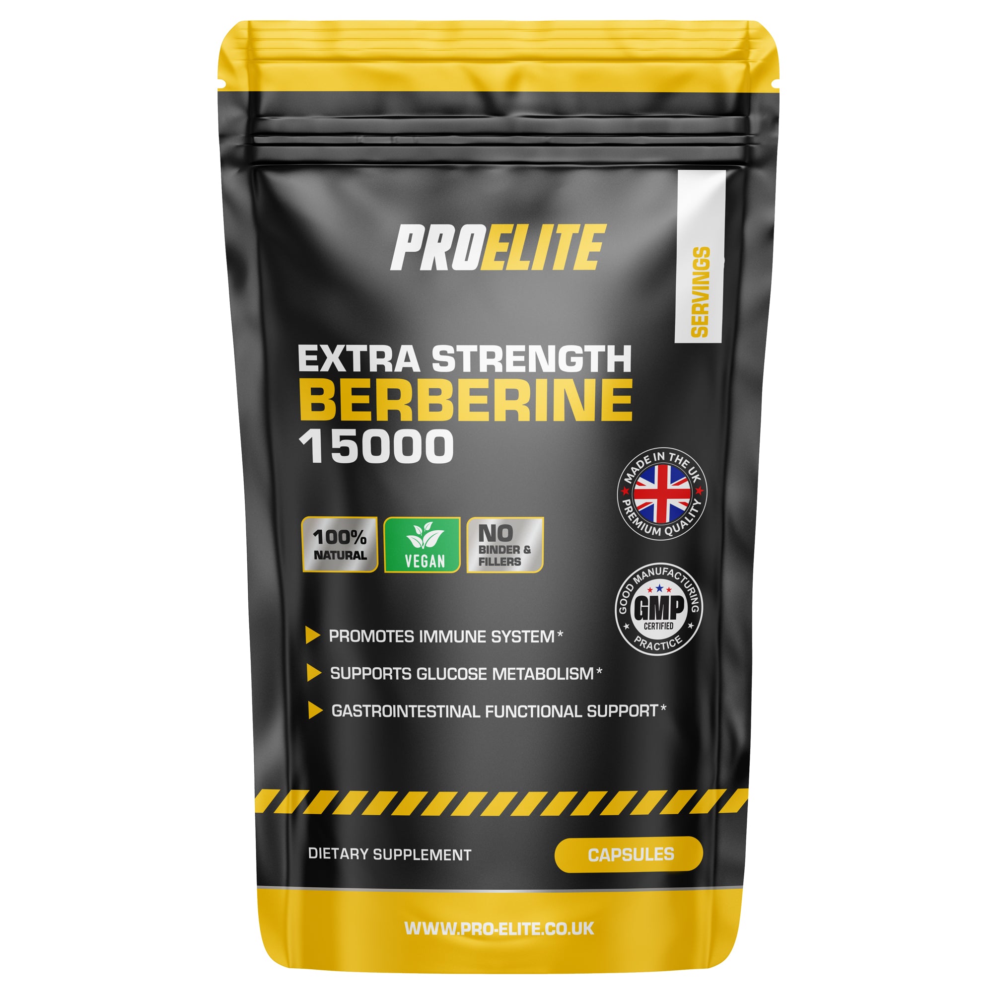Berberine Vegan Capsules | Pro-Elite