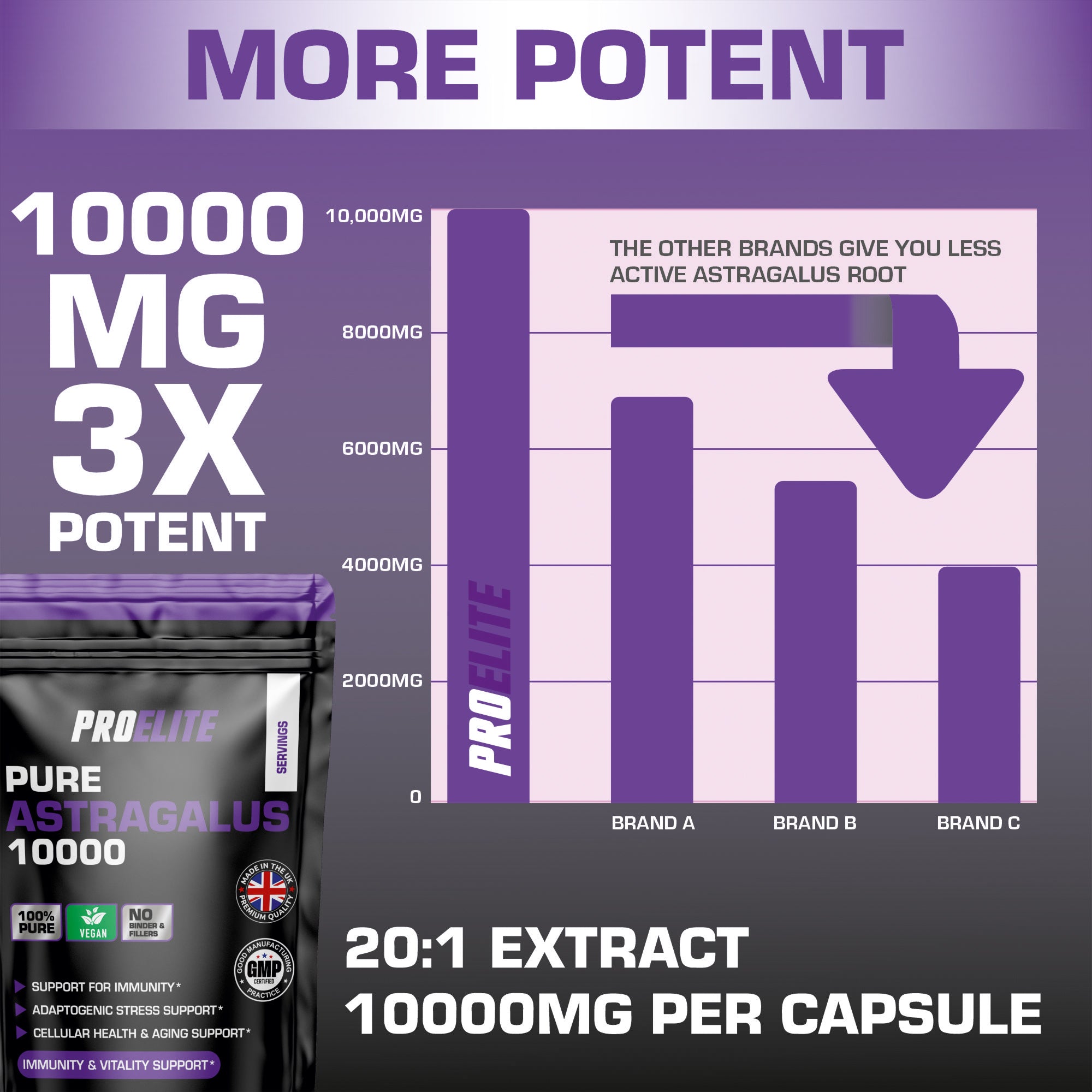 Astragalus Capsules | Pro-Elite