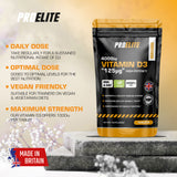 Vitamin D3 4000iu Vegan Tablets | Pro-Elite