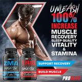 ZMB6+ - 120 Tablets (Bottle) + Tribulus Terrestris - 120 Capsules (Bottle) | Pro-Elite