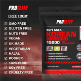 Korean Ginseng 300mg Vegan Capsules | Pro-Elite