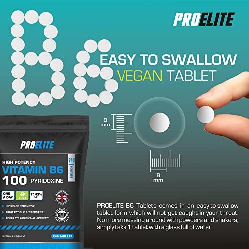 Vitamin B6 Vegan Tablets | Pro-Elite