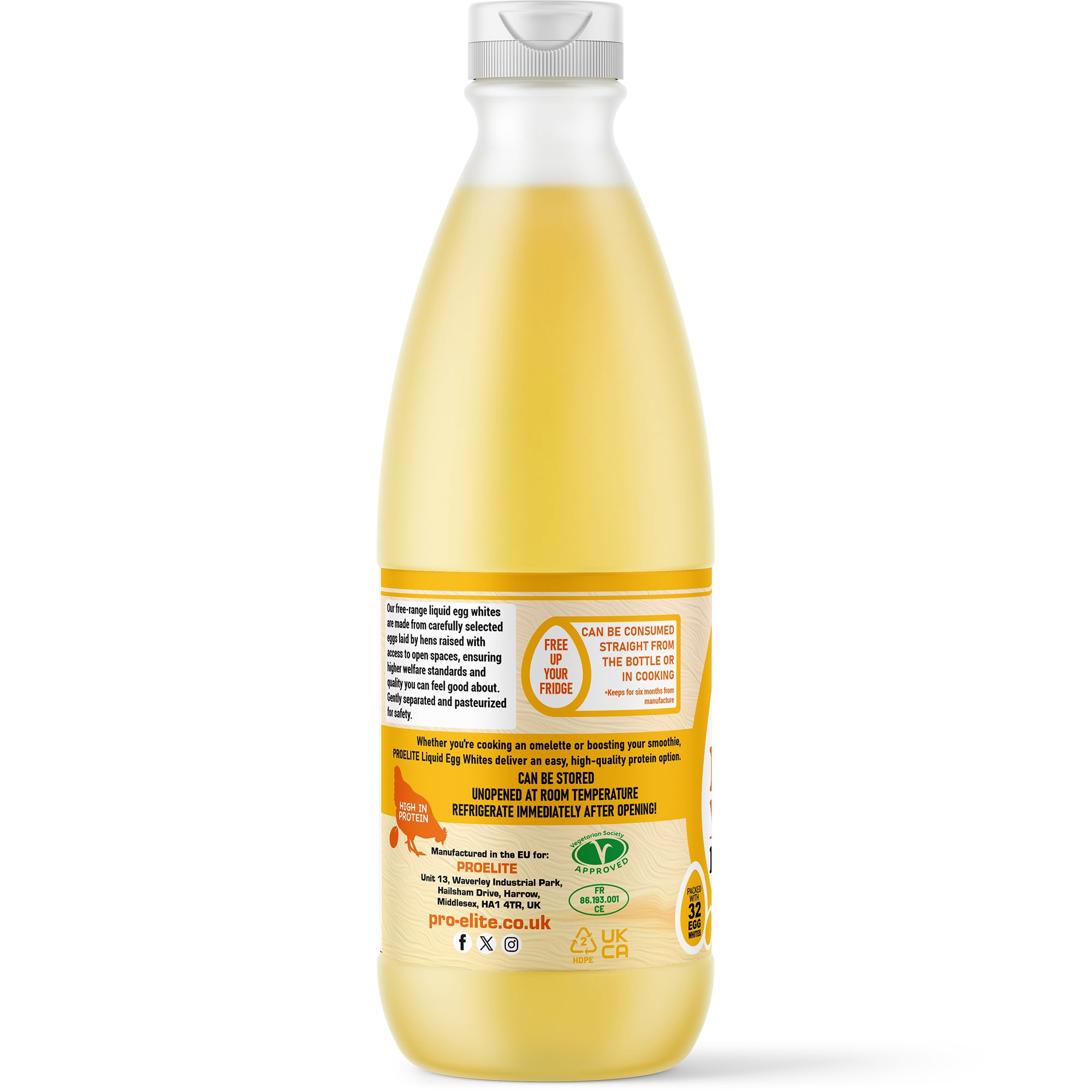 Liquid Egg White 970ml / 1kg | Pro-Elite