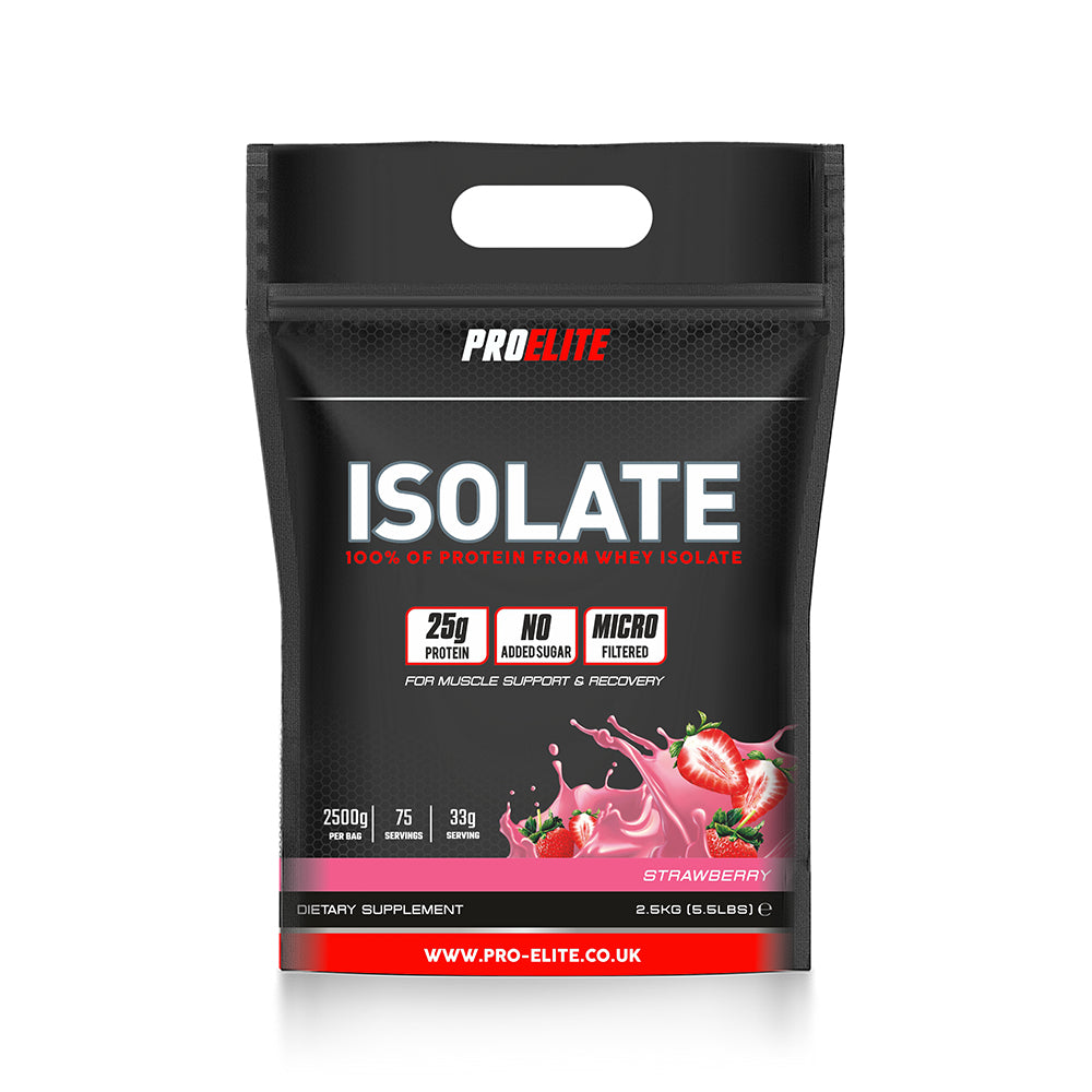 Whey Isolate Protein Powder 1kg, 2.5kg & 5kg | Pro-Elite