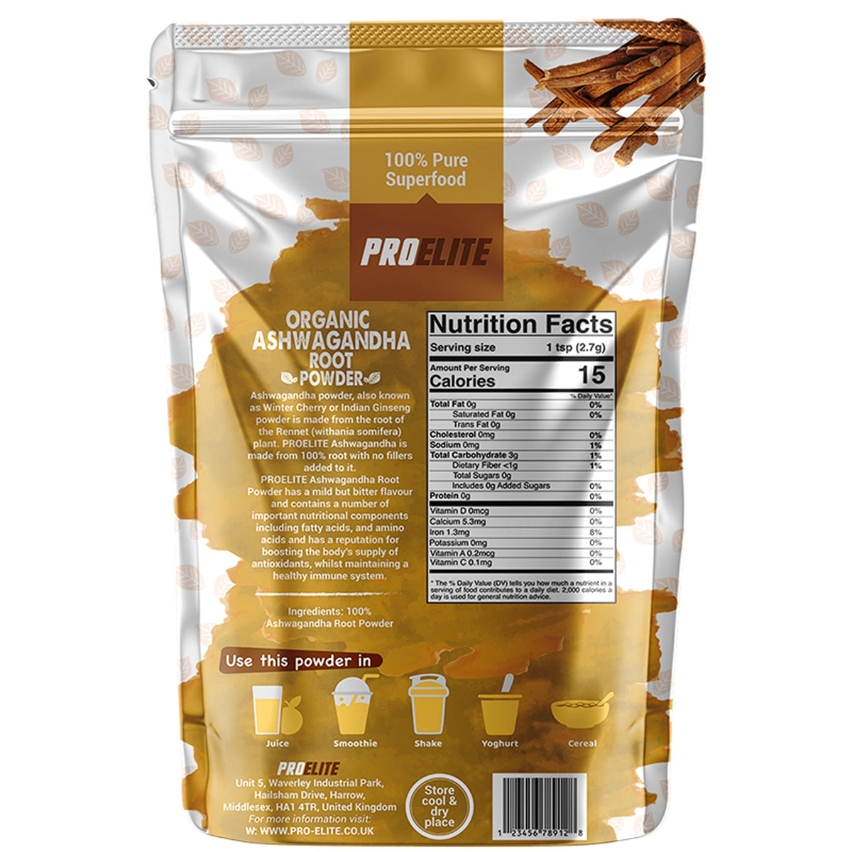 Ashwagandha Powder | Pro-Elite